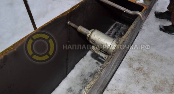 Восстановление металлоконструкции рукояти экскаватора VOLVO (без латок) | Компания Weldbore © 2018